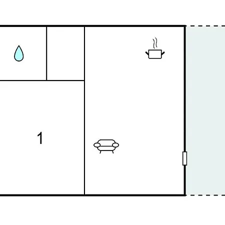 Schöne 1-zimmer-wohnung In